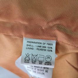 Veste/Blazer en Daim de Couleur Pêche – Image 6