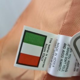 Veste/Blazer en Daim de Couleur Pêche – Image 7